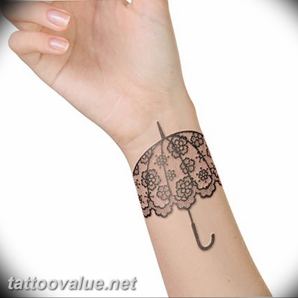 photo tattoo umbrella 06.12.2018 №003 - example of tattoo design umbrella - tattoovalue.net